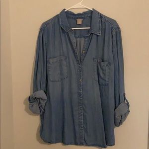 Chico’s denim tunic